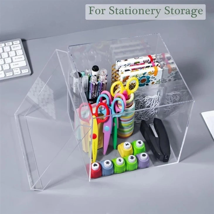 Clear Acrylic Containers With Lids factory